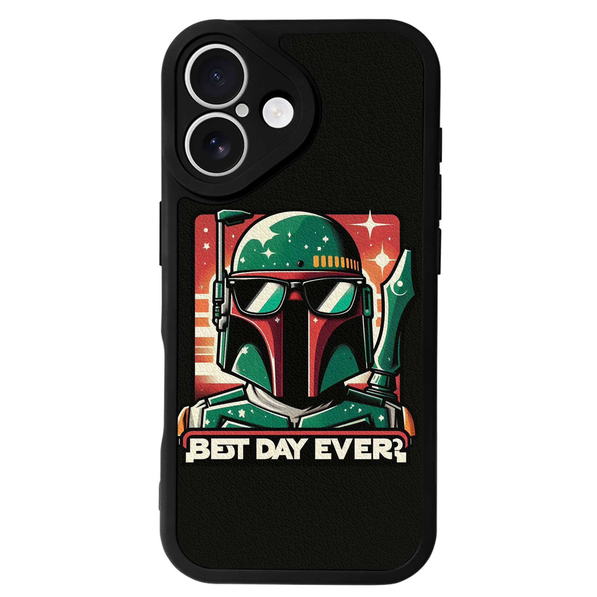 （画像用） スター・ウォーズ Star Wars 【iPhone 16シリーズ対応】シリコンスマホケース（レザー調） 材質：シリコン